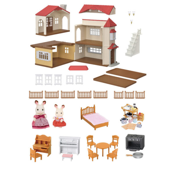 Red Roof Country Home Gift Set