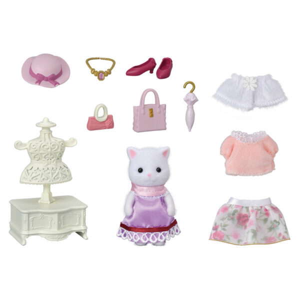 Fashion Playset - Town Series Girl - Persian Cat - Image 2